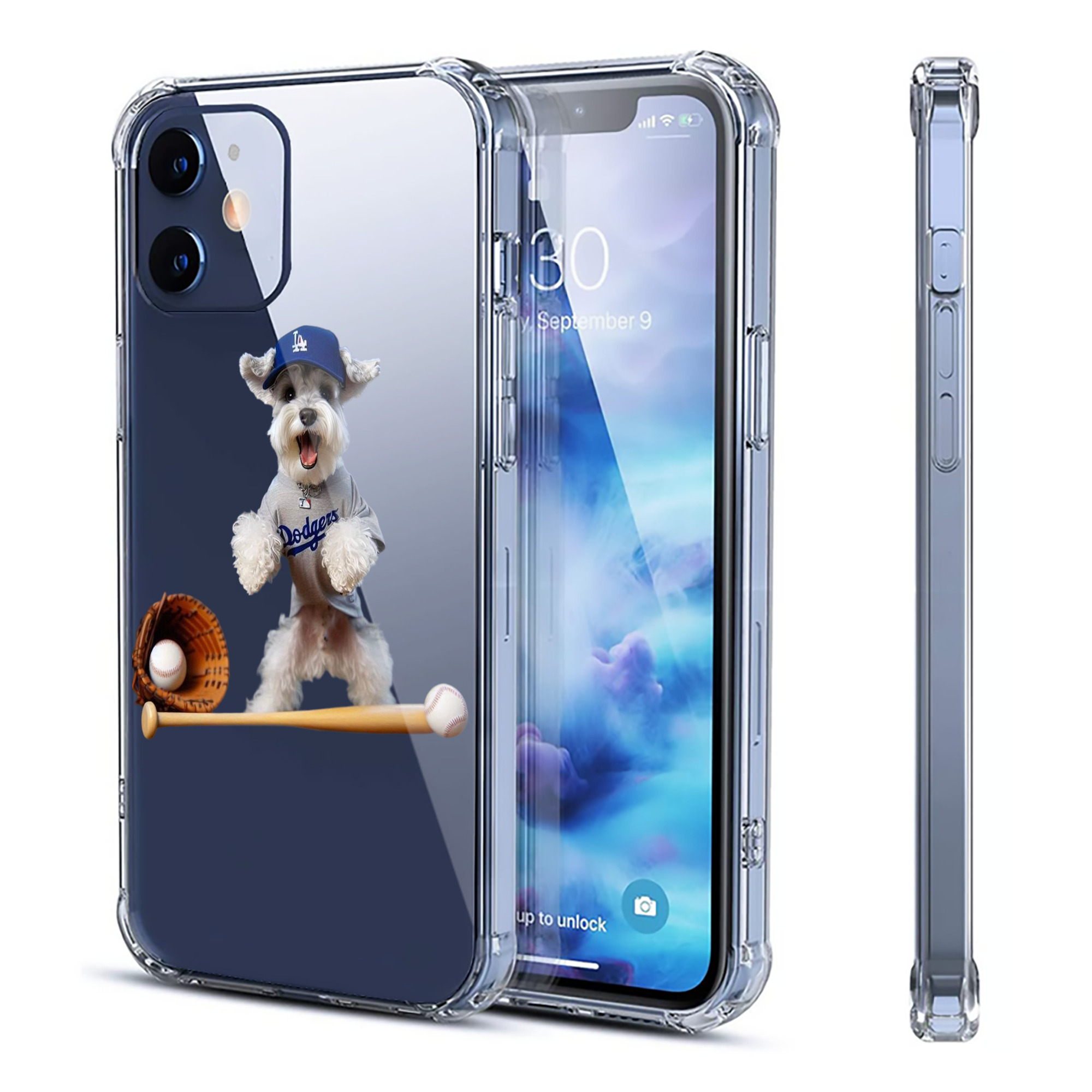  Clear IPhone 12 Case – Soft TPU With UV Print – Enhanced Drop Protection, Precise Fit, Anti-Fingerprint, Customizable Design, Scratch-Resistant, Yellow-Resistant